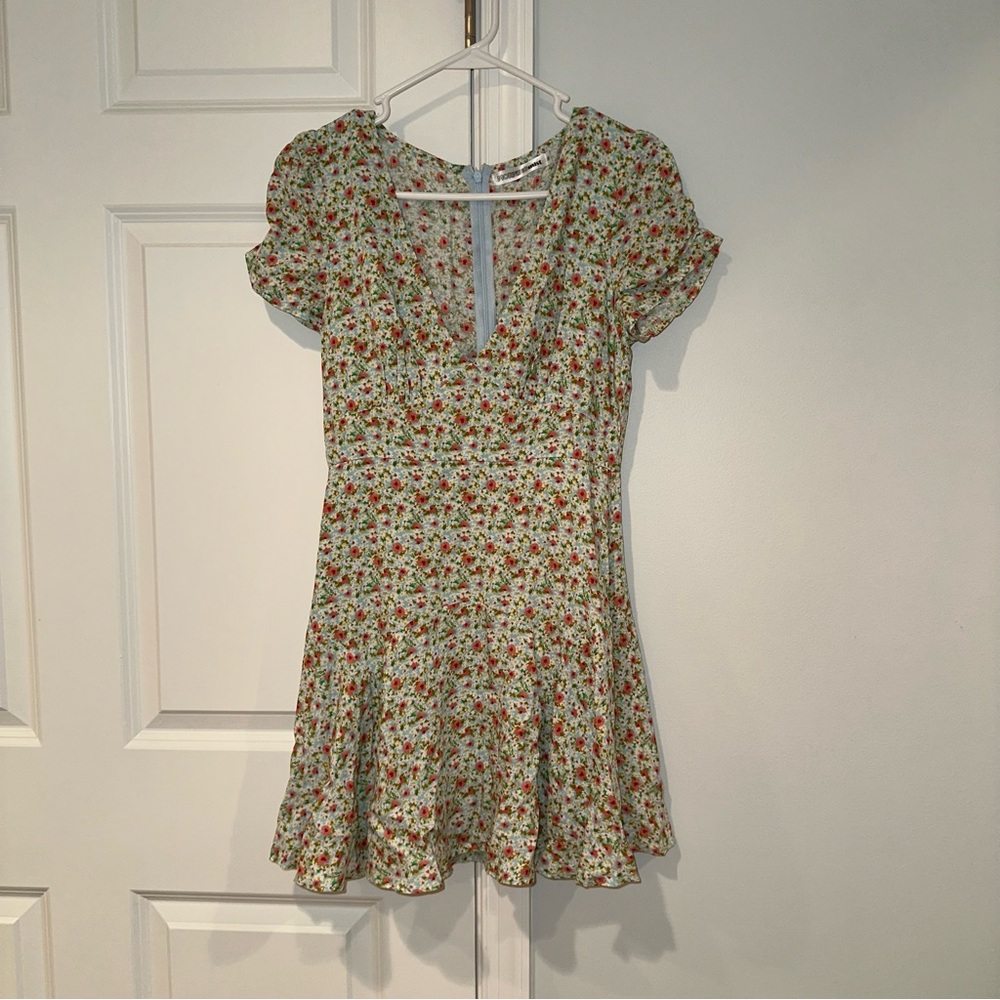 Floral Short Sleeve Dress